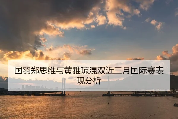国羽郑思维与黄雅琼混双近三月国际赛表现分析 | bb